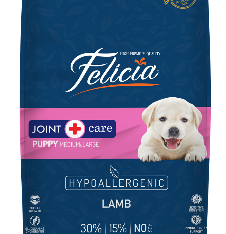 Felicia Joint Care Puppy Lamb Medium & Large 3Kg
