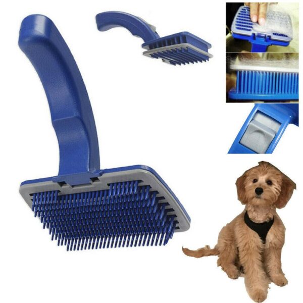 Self Cleaning Pet Dog Cat Slicker Brush Grooming