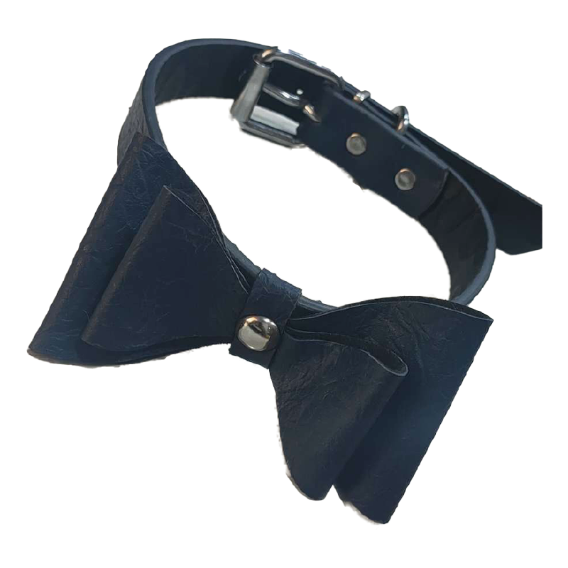 Dog Collar With L Bow