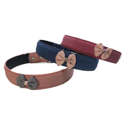Dog Collar With Bow