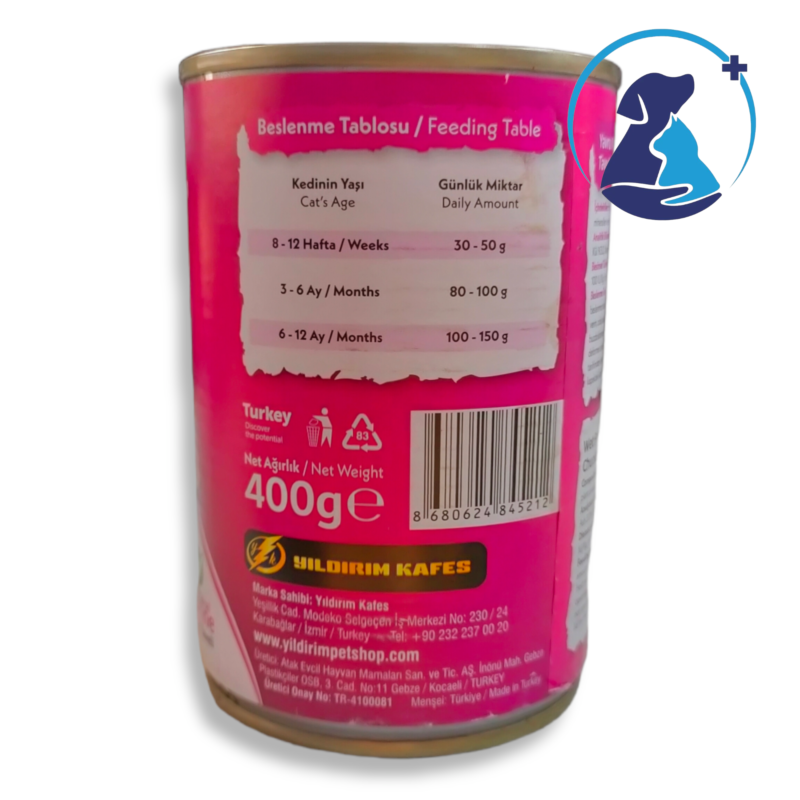 Cans Kitten Wet Food Chicken 400g - Image 2