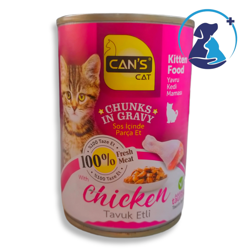 Cans Kitten Wet Food Chicken 400g