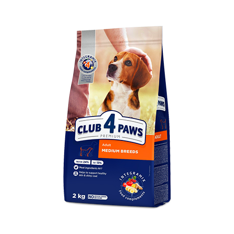 Club 4 Paws Premium For Adult Dogs Medium Breeds 14K