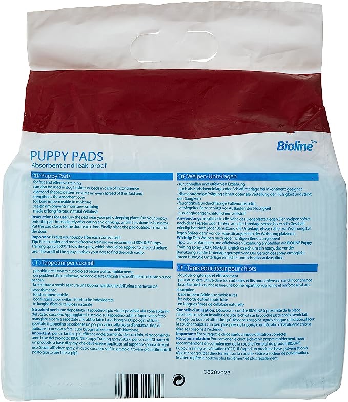 Bioline – Puppy Training Pads (50pcs)