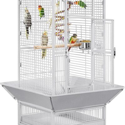 Cockatiel Parrot Bird Cage Aviary with Stand