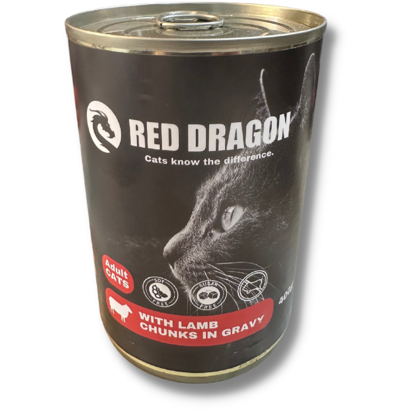 Red Dragon Lamb Chunks Wet Food 400g