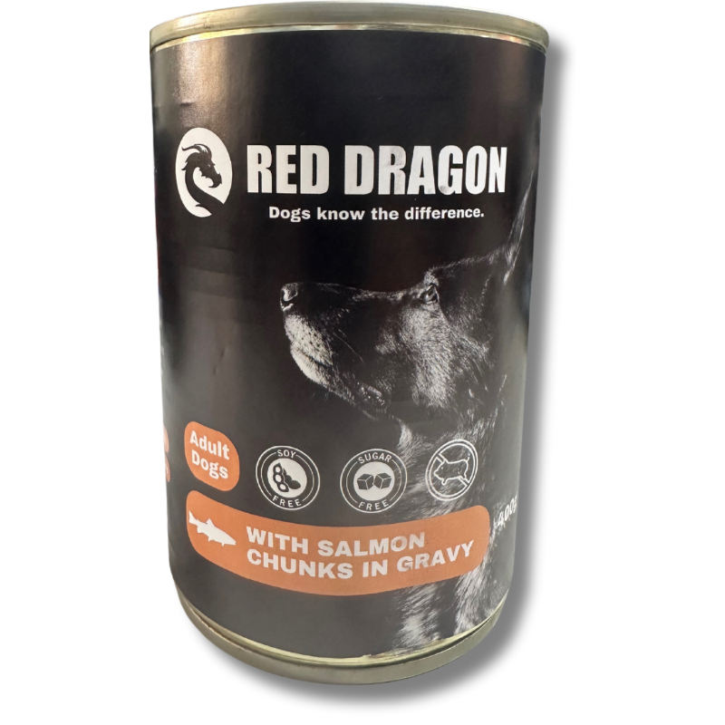 Red Dragon Salmon Chunks Wet Food 400g