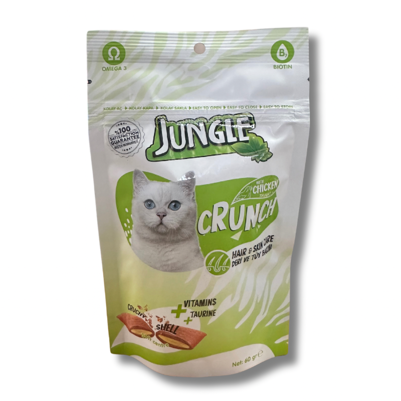 Jungle Cat Crunch ( Hair & Skin) Chicken 60g
