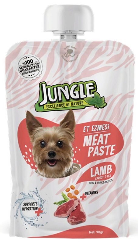 Jungle Meat Paste For Dogs With Lamb, Carrots & Peas