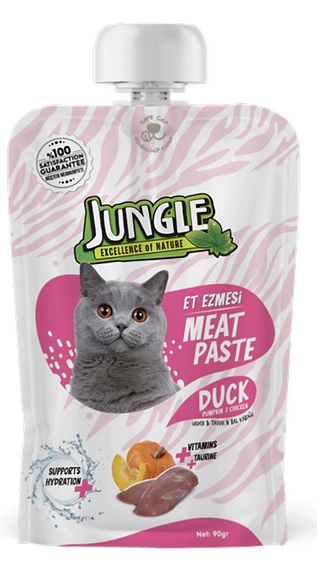 Jungle Meat Paste For Cats With Duck & Pumpkin