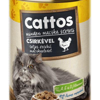 CATTOS CANNED COMPLETE CATFOOD WITH CHICKEN 415GR