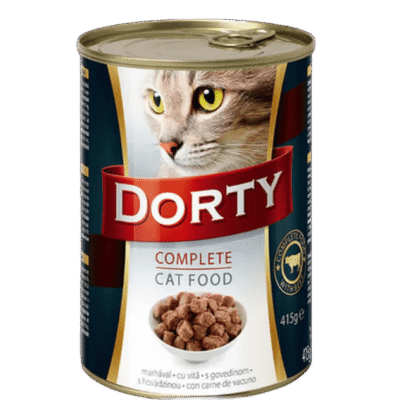 DORTY COMPLETE CANNED CATFOOD CHUNKS POULTRY 415GR