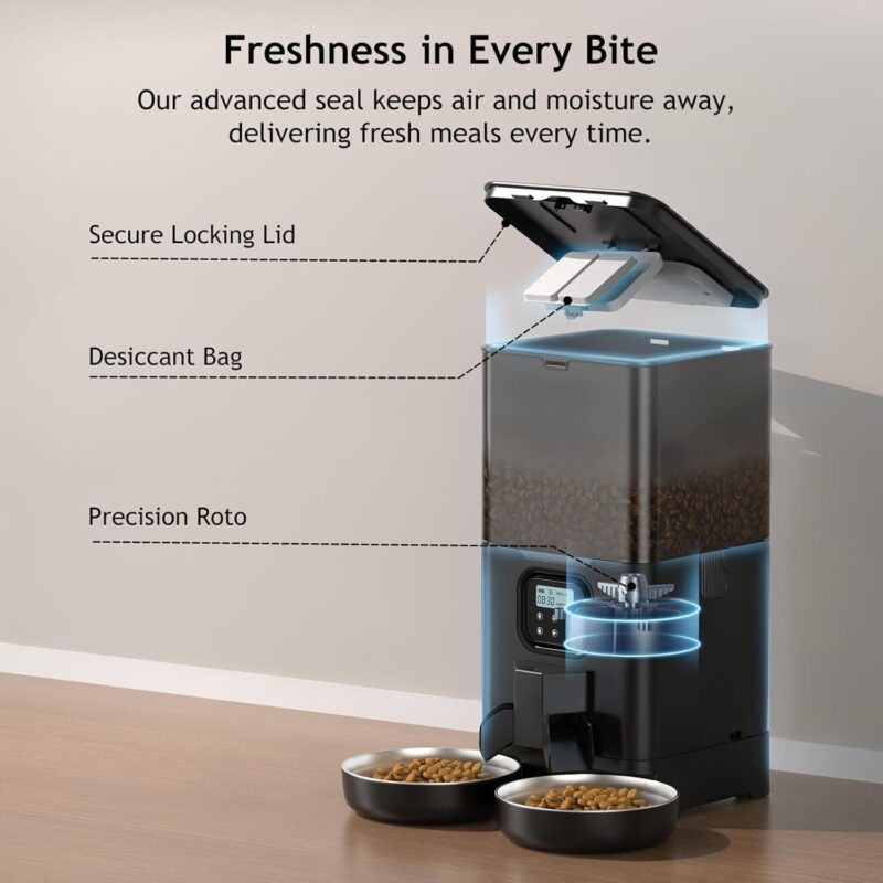 Automatic Pet Feeder for Two Cats / Dog 6L - Image 4